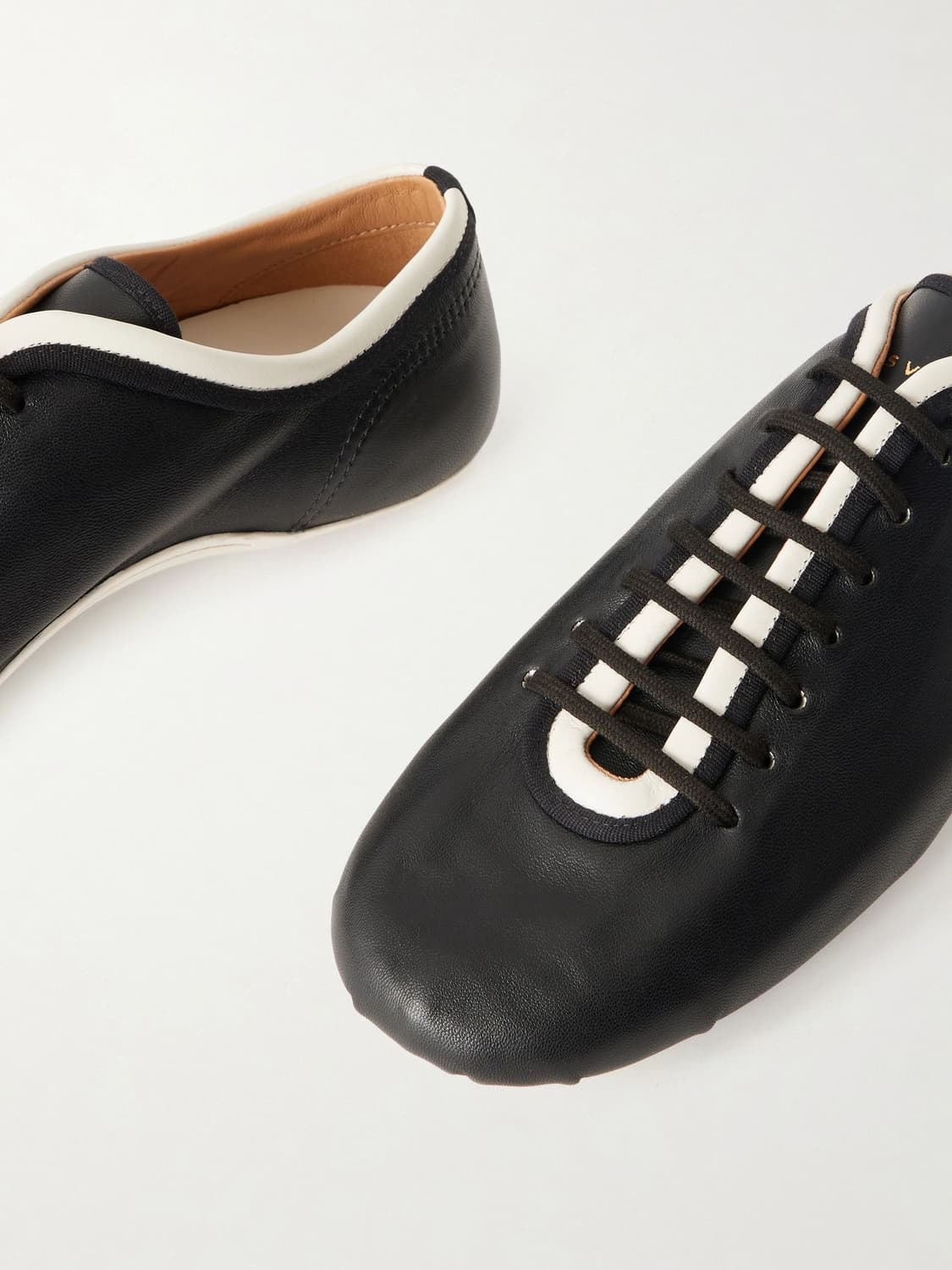 [36,38]드리스반노튼 26ss 발레리나 레더 스니커즈/블랙 상품이미지4