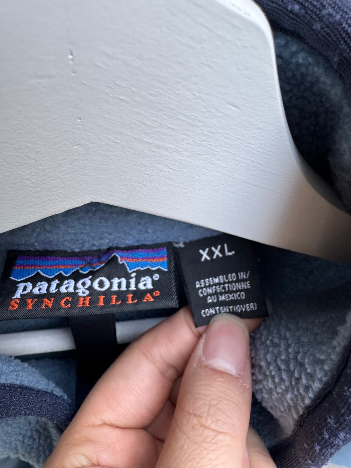 파타고니아 신칠라 마수피얼 하프집업 스카이블루 xxl 상품이미지3
