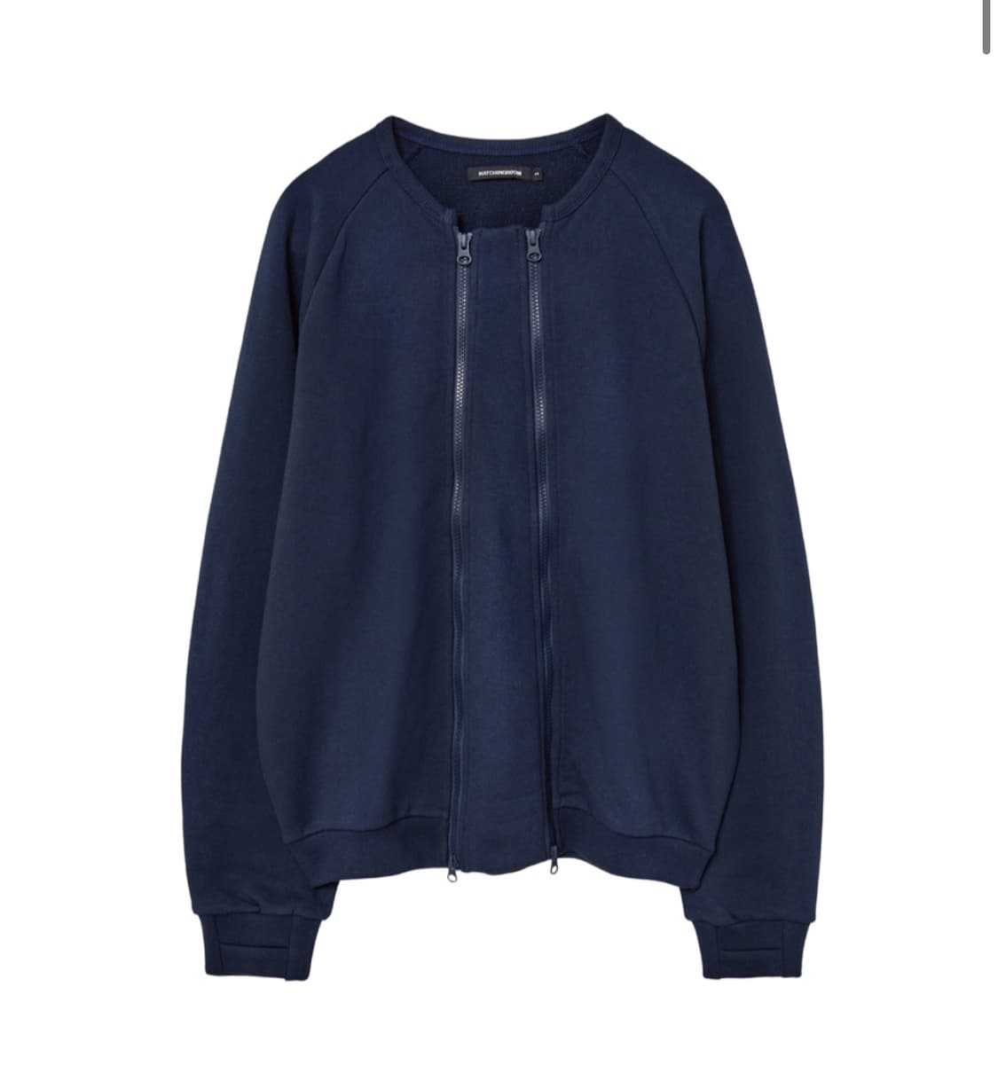 해칭룸  Dual Zip Cardigan Dark Blue 상품이미지1
