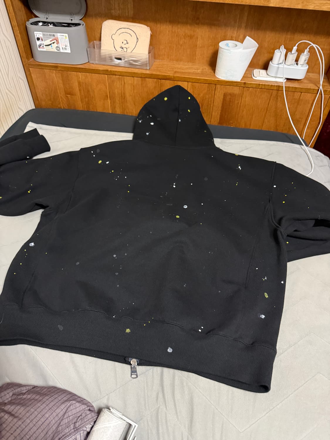 노앙 페인팅 후드집업 L 상품이미지4