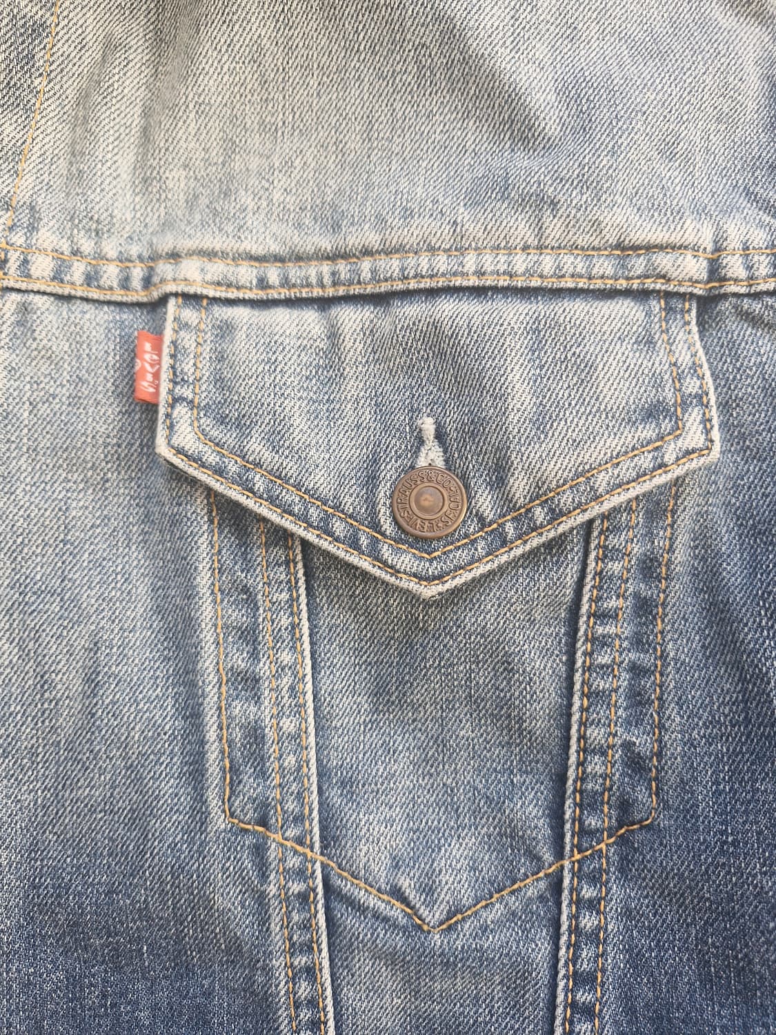 02년산 리바이스 그라데이션 데님 자켓 상품이미지6