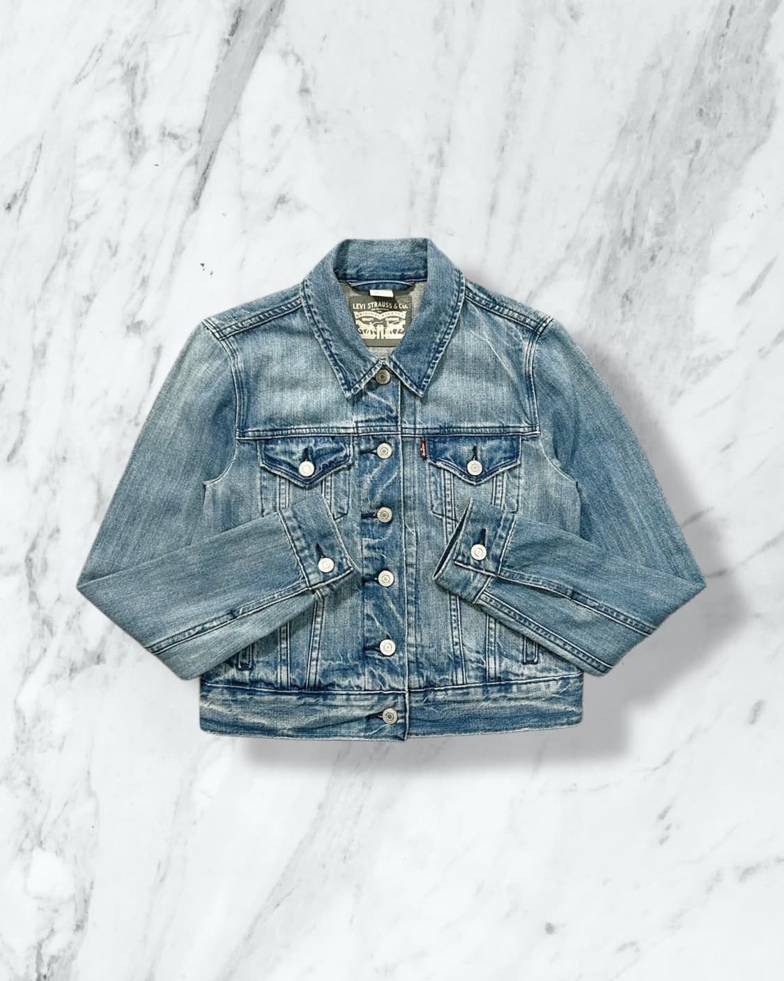 리바이스 스탠다드 데님 크롭 자켓  상품이미지2