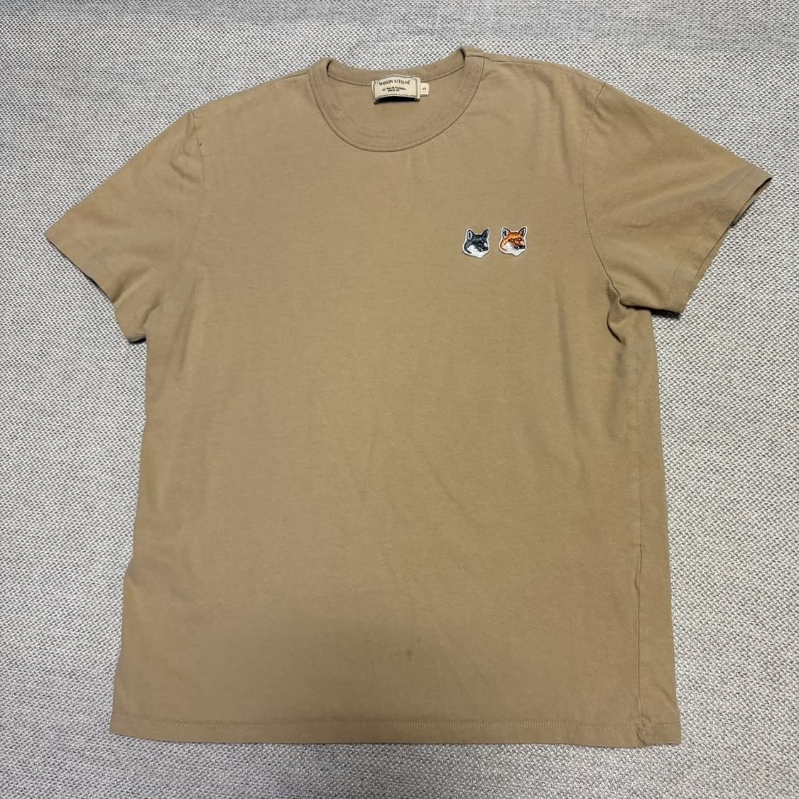 메종키츠네 더블 폭스 패치 반팔티 상품이미지1