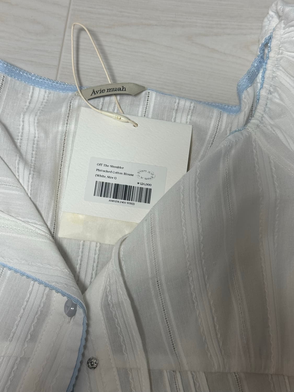 Avie muah 블라우스 상품이미지2