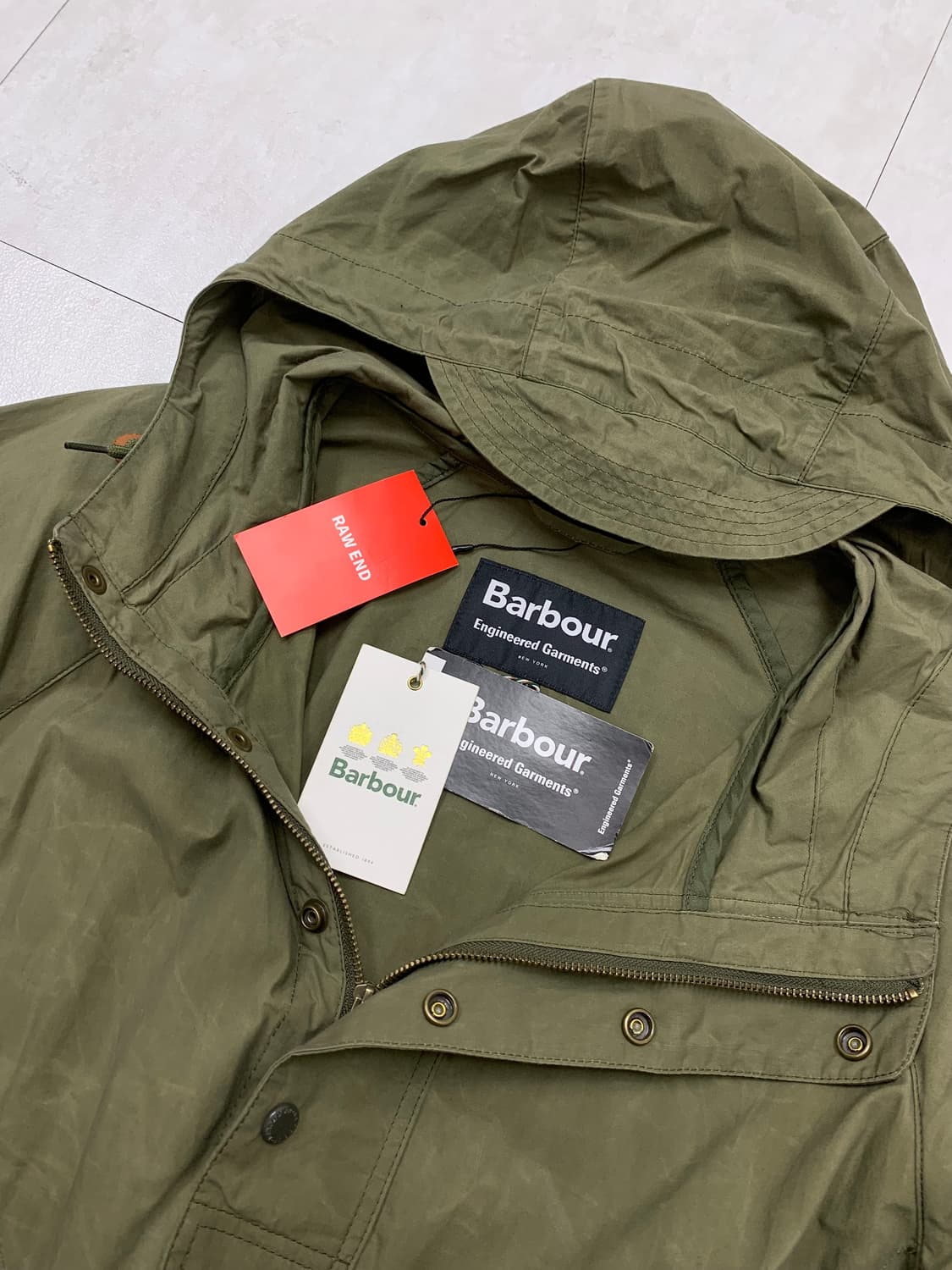 바버X엔지니어드 가먼츠 콜라보 아노락 #157 상품이미지5