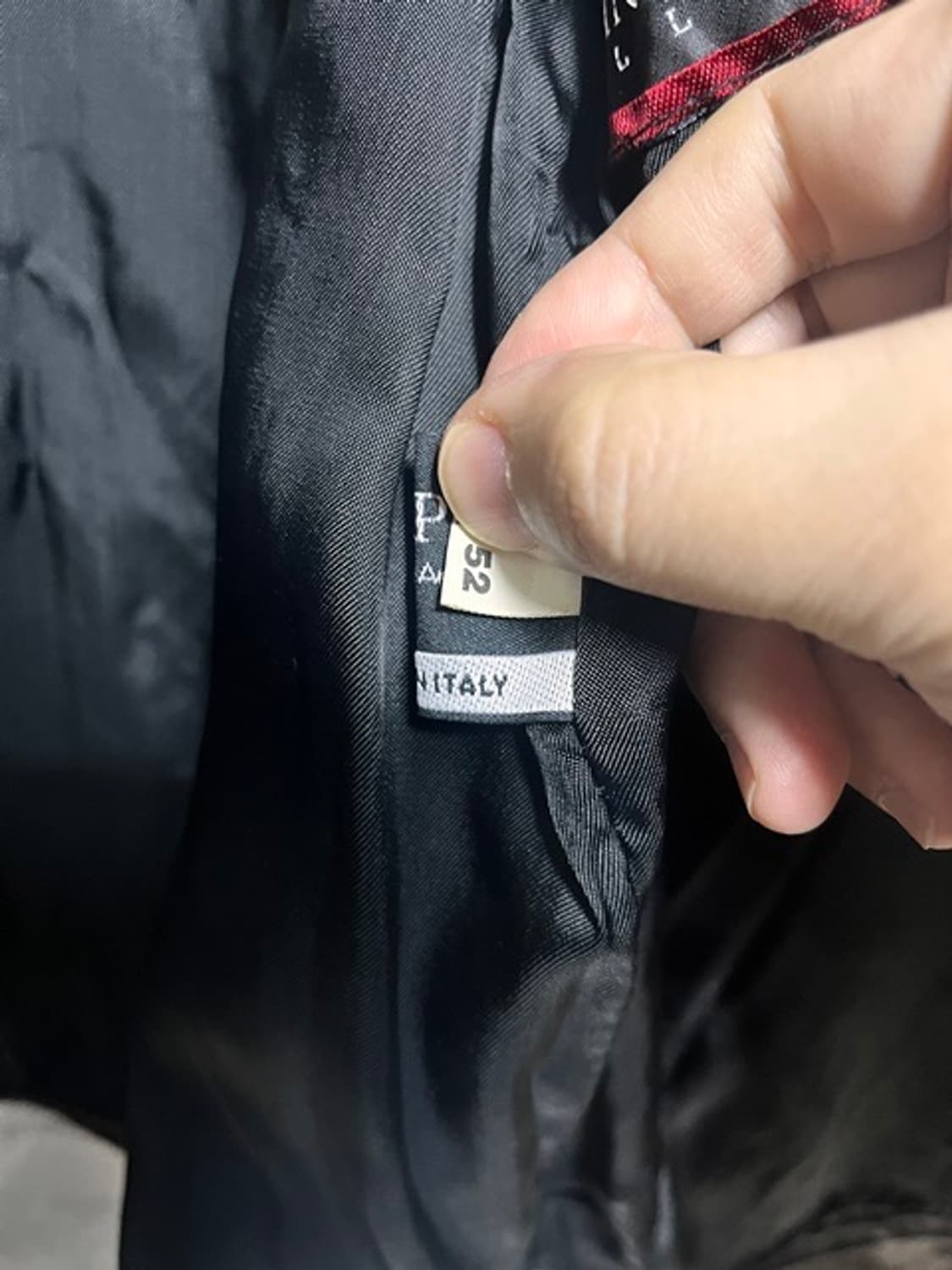 made in italy  존앤존스 가죽자켓  라이더 52 사이즈 상품이미지6