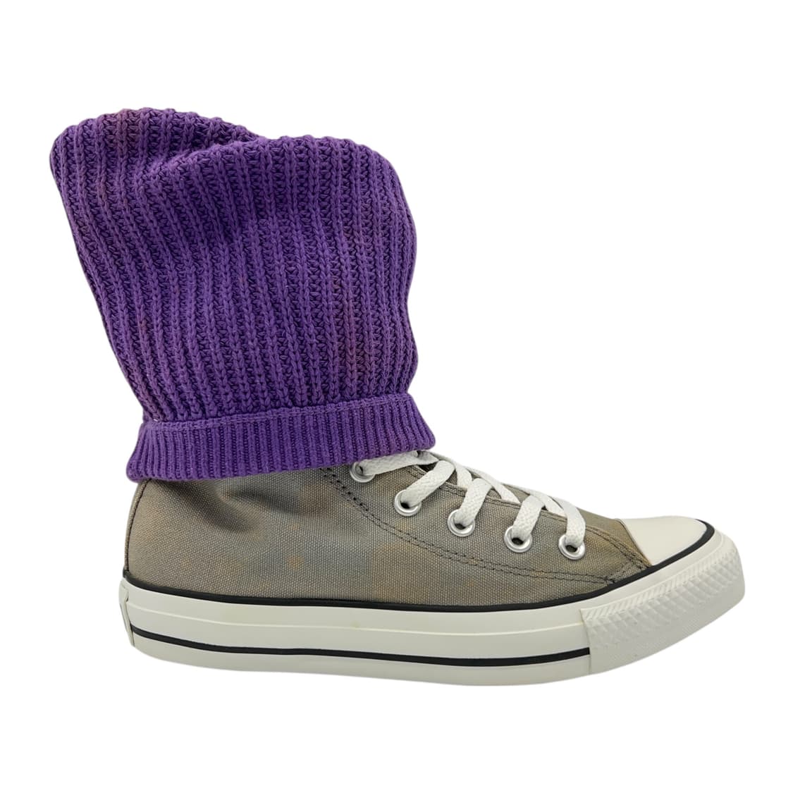 240 Vtg 컨버스 척테일러 올스타 니트 그레이 퍼플 상품이미지2