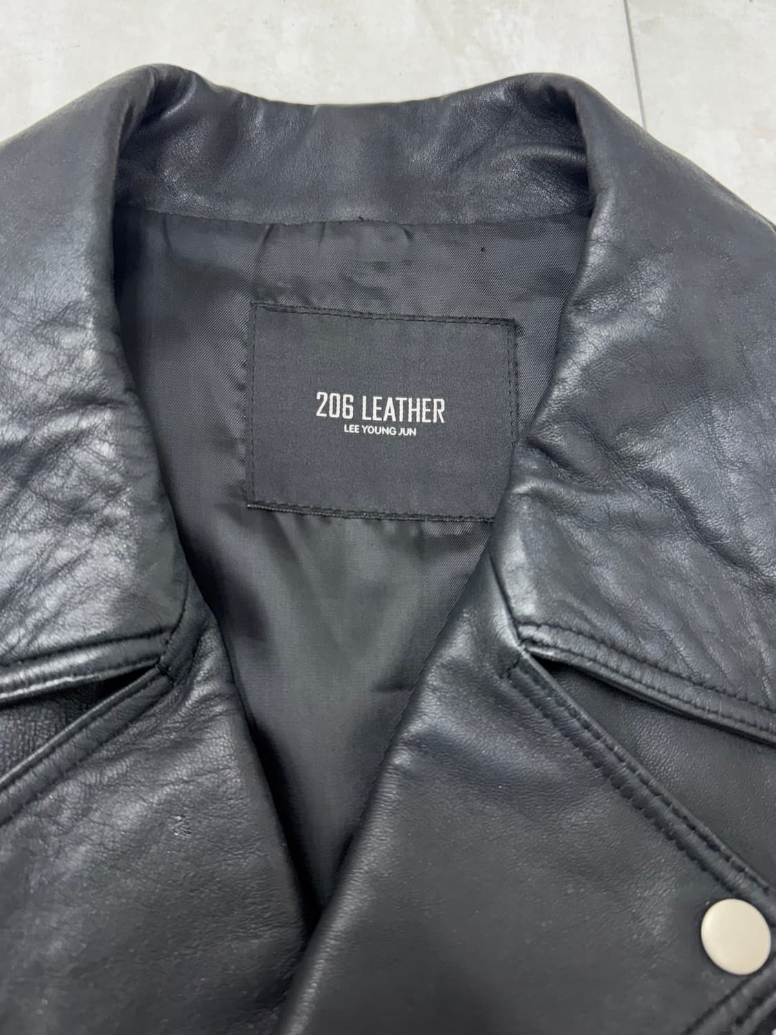•206 LEATHER 양가죽 라이더 자켓 상품이미지4