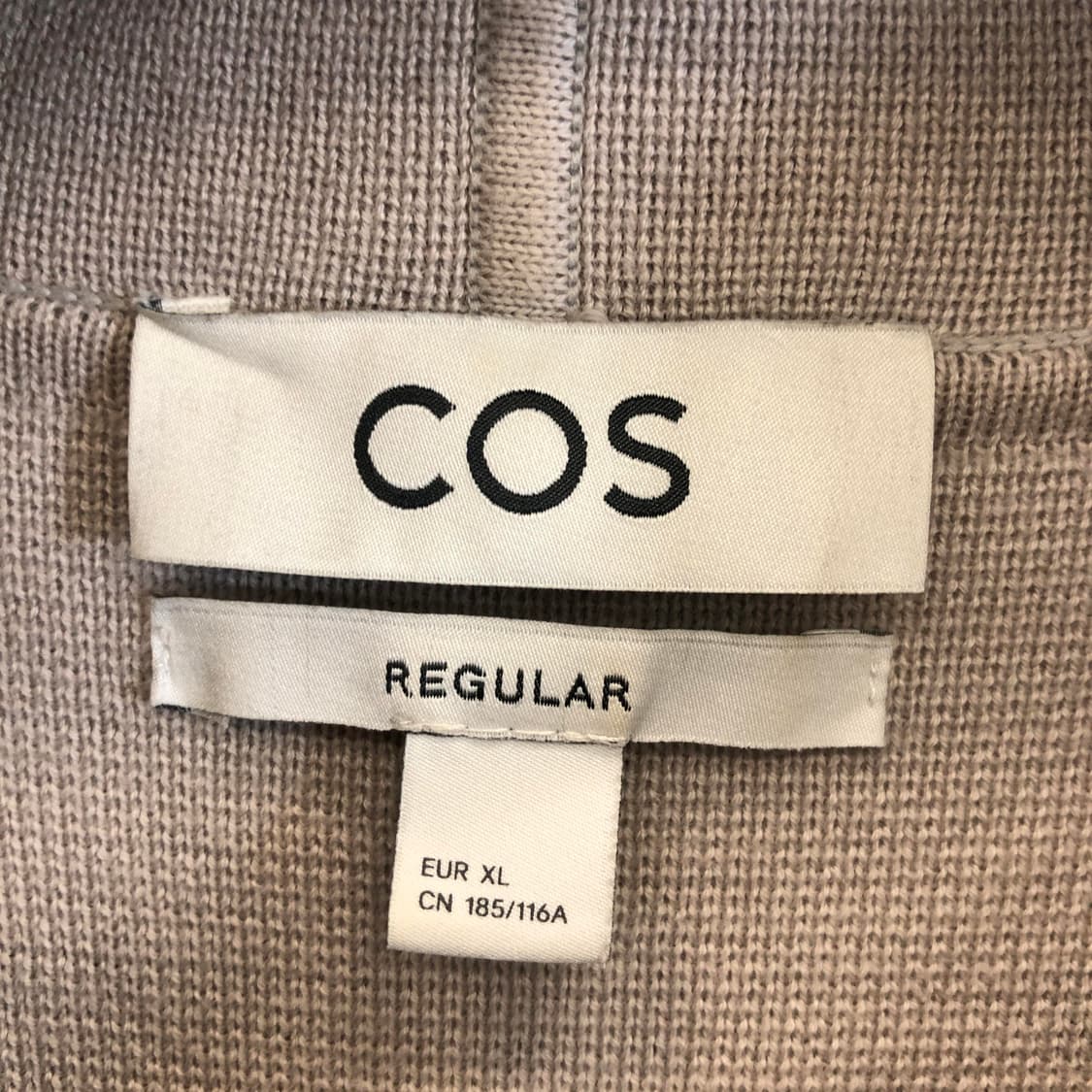 COS 레귤러 니트폴로카라티 XL 상품이미지5
