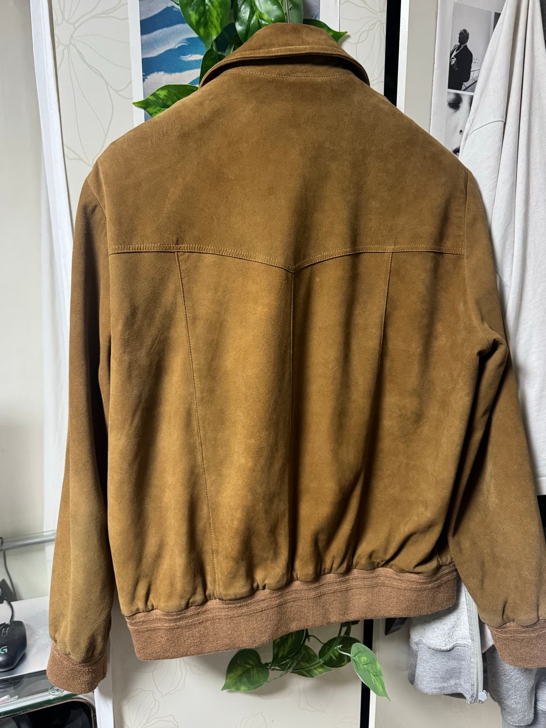 롤링 스튜디오 웨스턴 블루종 자켓 고트 스웨이드L 상품이미지6