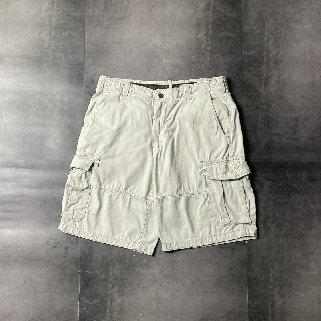 TIMBERLAND 팀버랜드 빈티지 아이보리 카고 하프팬츠 A00783 상품이미지1