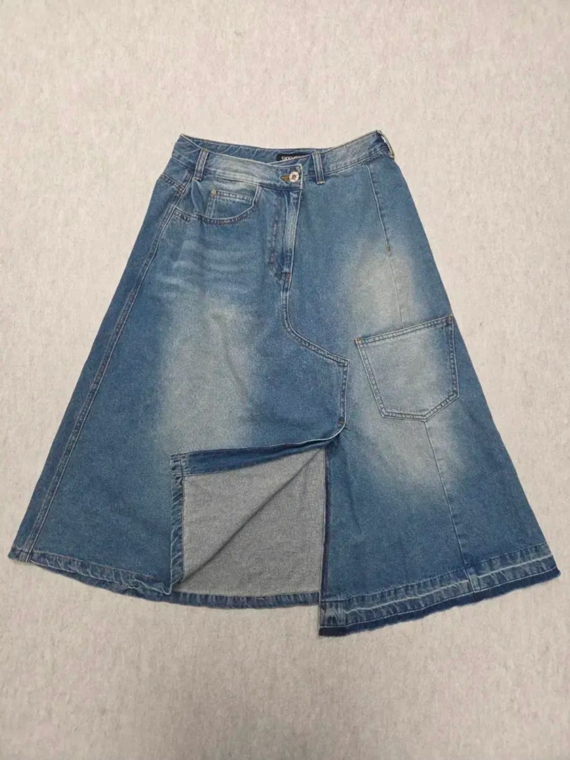 여성 36 럭키슈에뜨 데님 스커트 치마 상품이미지3