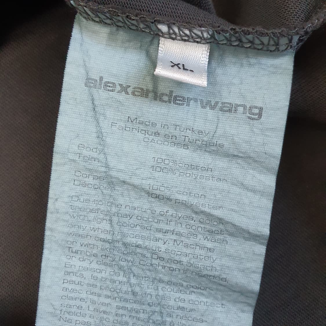 알렉산더왕 오버핏 반팔티 남자105~110 상품이미지6