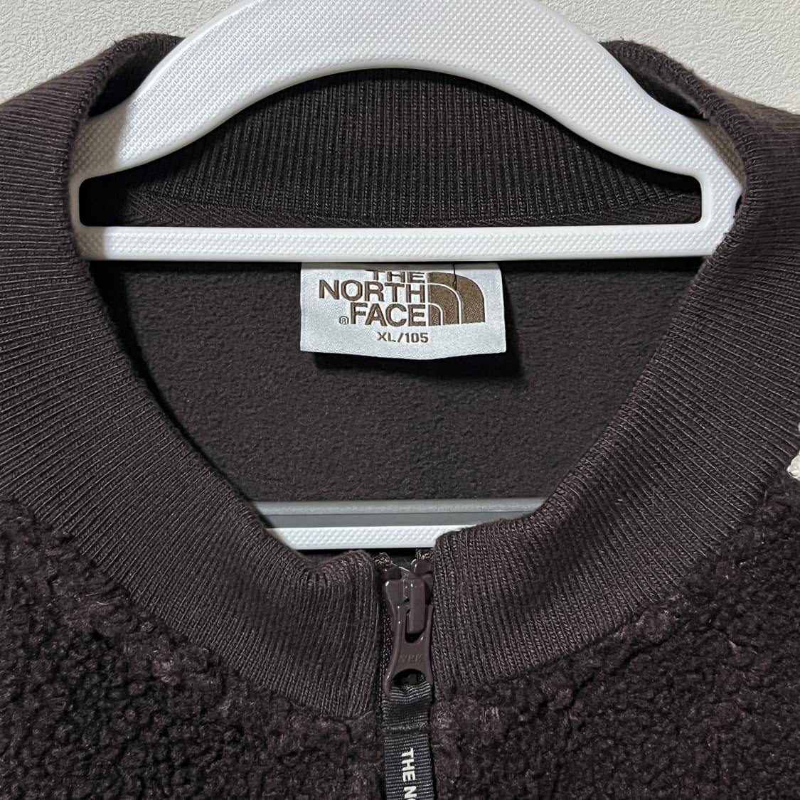 노스페이스 양털 후리스 자켓 브라운 XL 상품이미지4