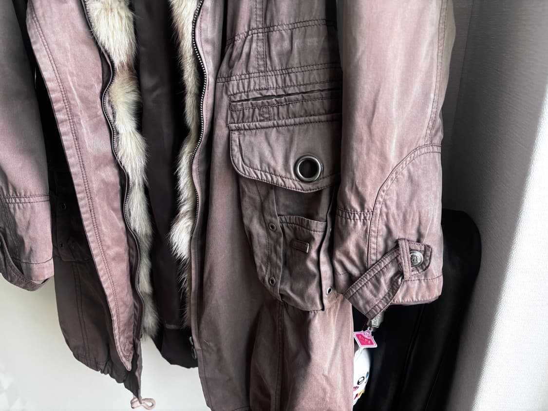 CorCaRoli 애쉬브라운 퍼 야상자켓 상품이미지2