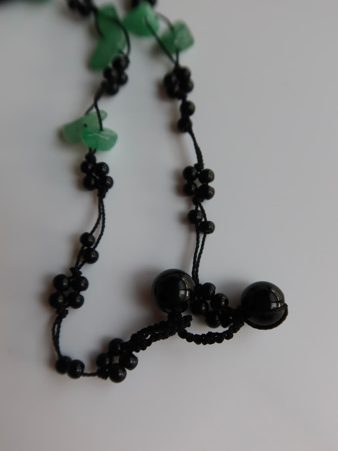green stone necklace 상품이미지5