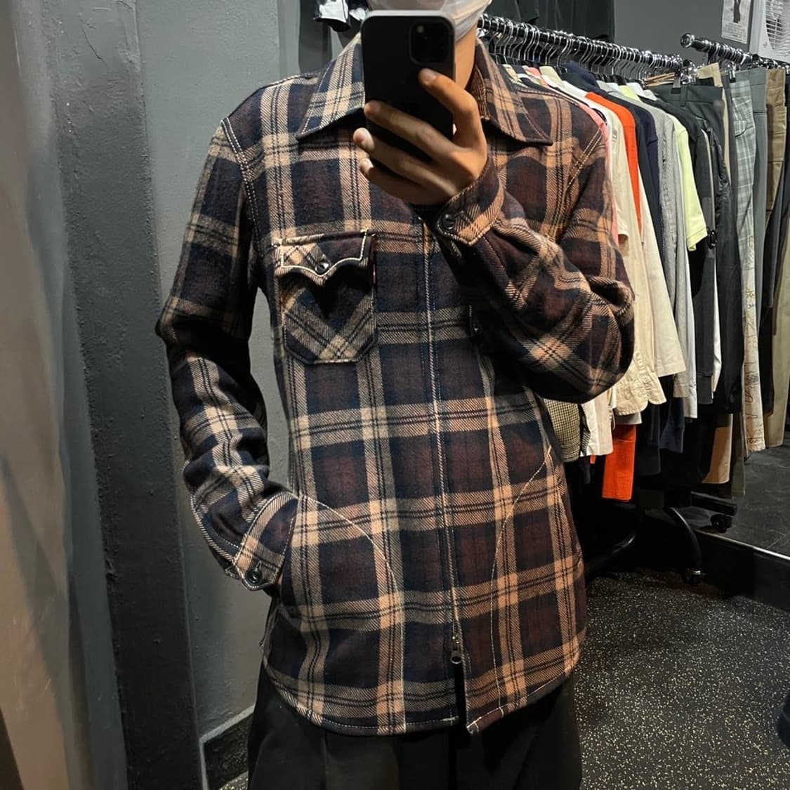 리바이스 워크웨어 체크자켓 상품이미지1