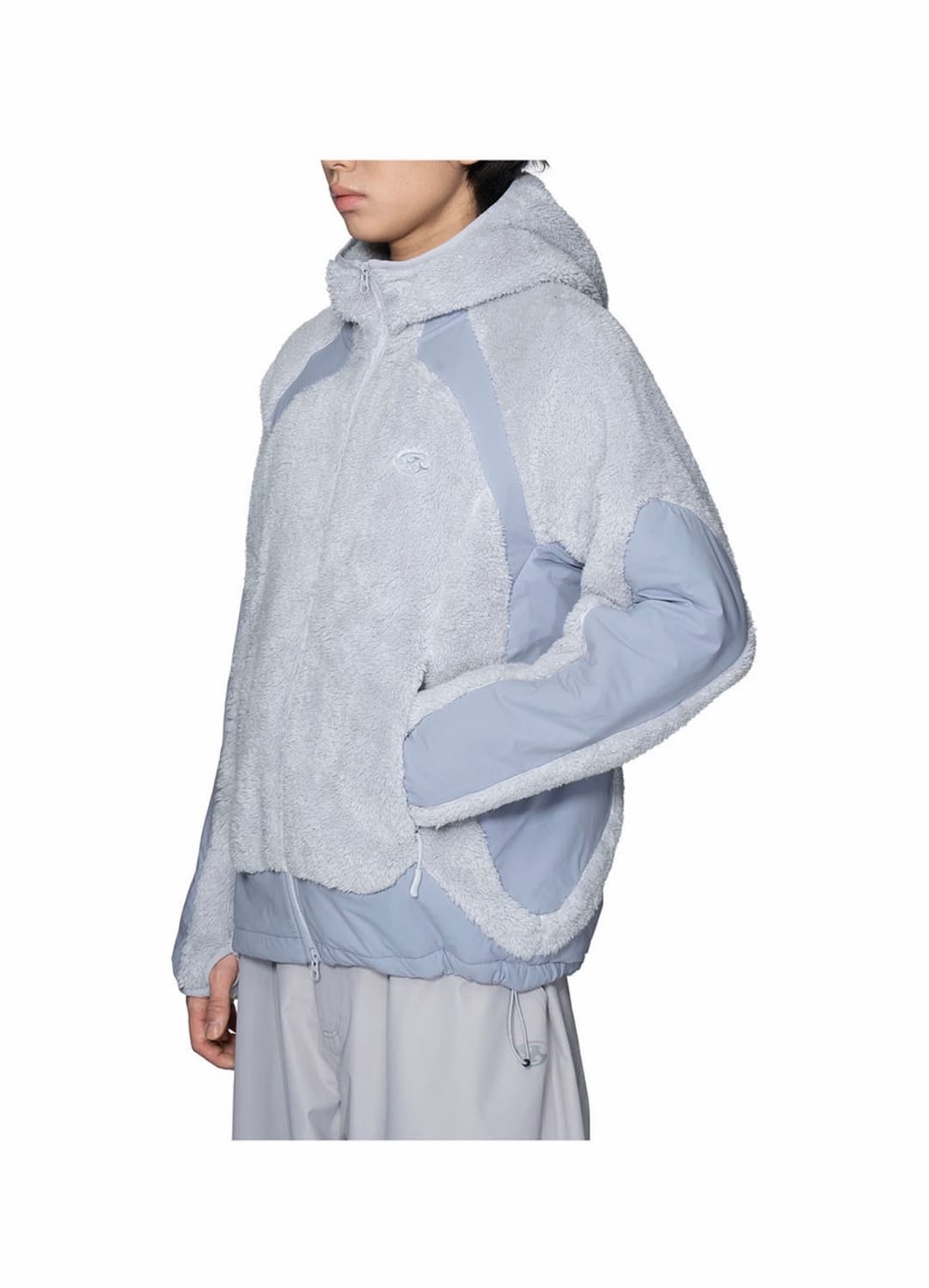 산산기어 플리스 후디드 자켓 라이트 그레이23FW( 2 ) 상품이미지2