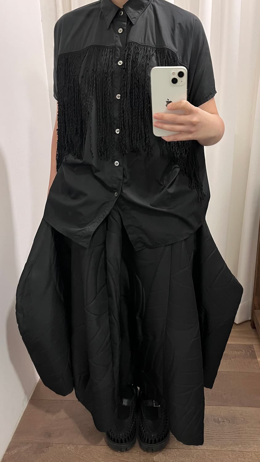 Fringe Asymmetry Blouse 상품이미지10