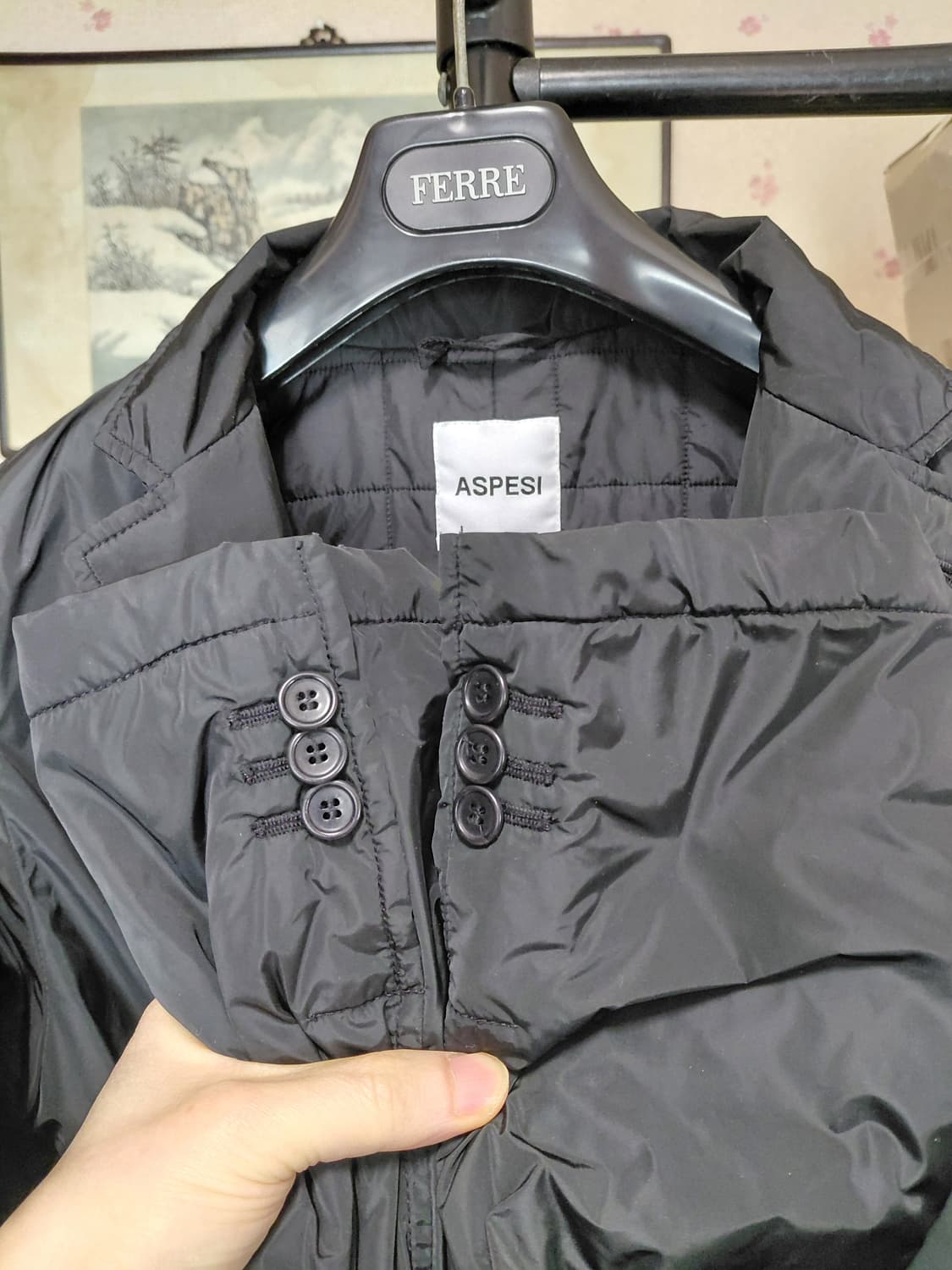 [아스페시]써모어 패딩 코트 M(100)사이즈 상품이미지8