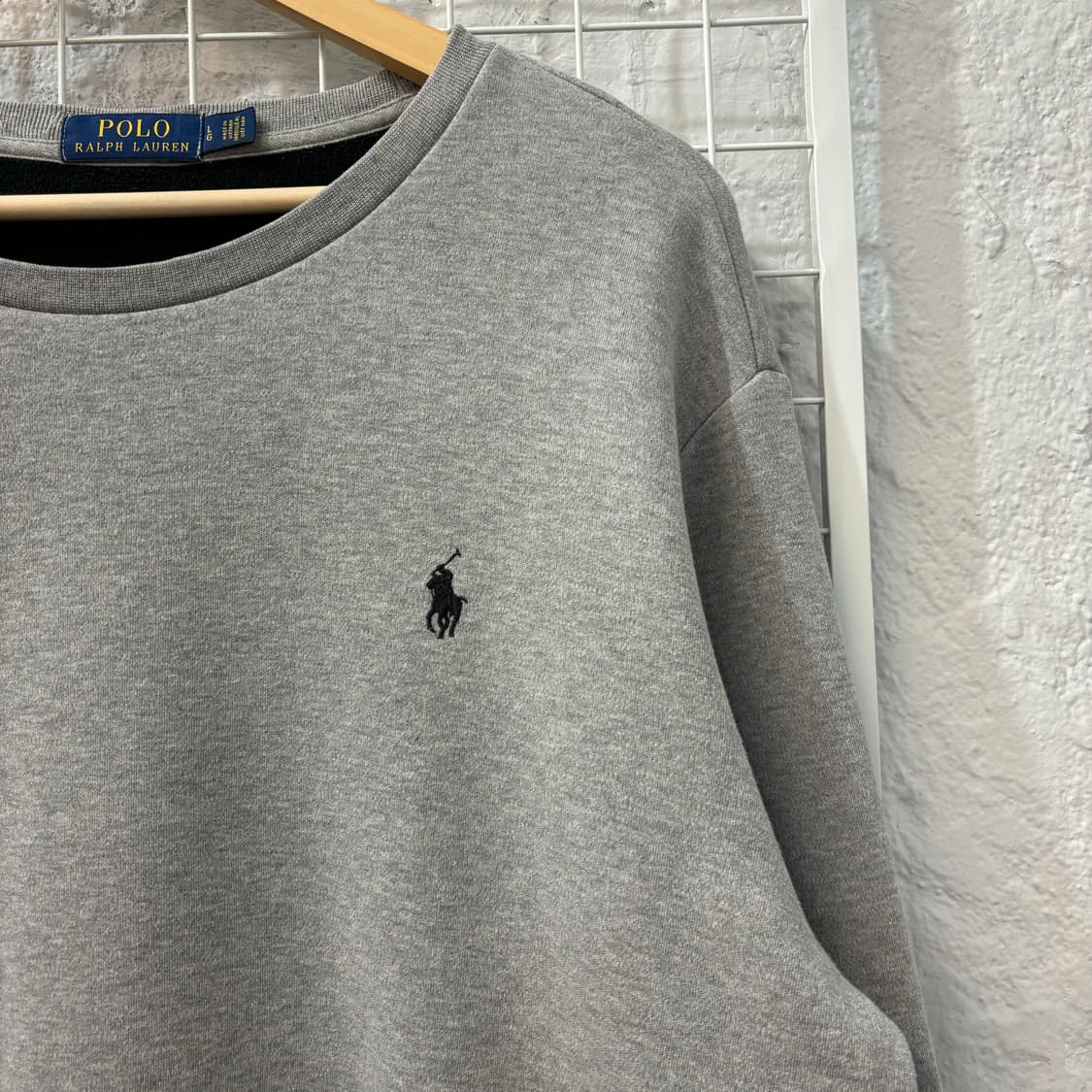 폴로 랄프 로렌 베이직 그레이 스웻셔츠 L 상품이미지5
