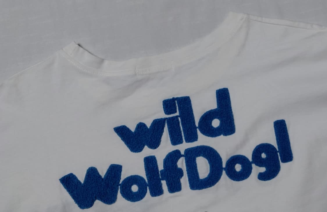 (M) SHEENA 레트로 팝 늑대 입체자수 티셔츠 상품이미지7