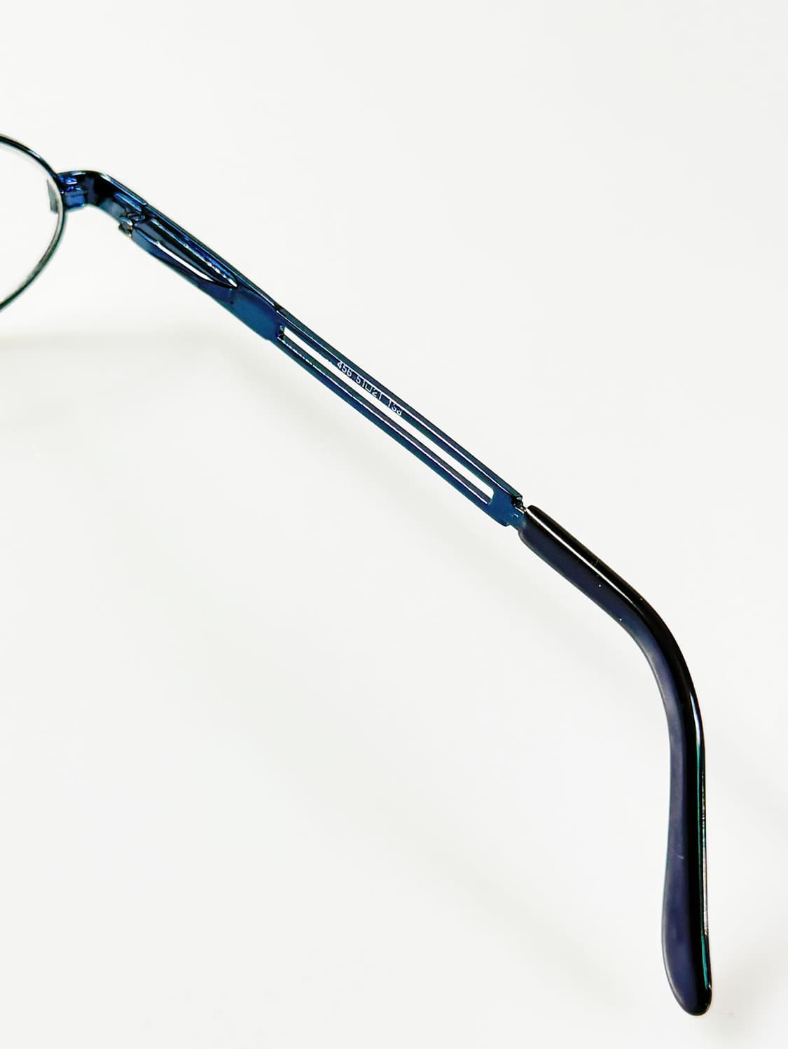 90s USA BUICK 블루메탈 슬림 오벌 프레임 빈티지 안경 상품이미지6