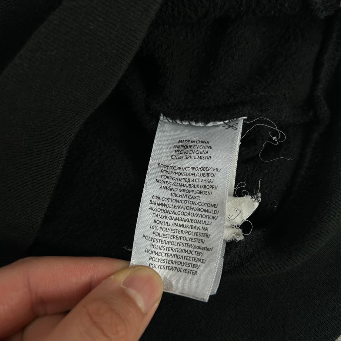 폴로 랄프로렌 블랙 기모 후드집업  상품이미지3