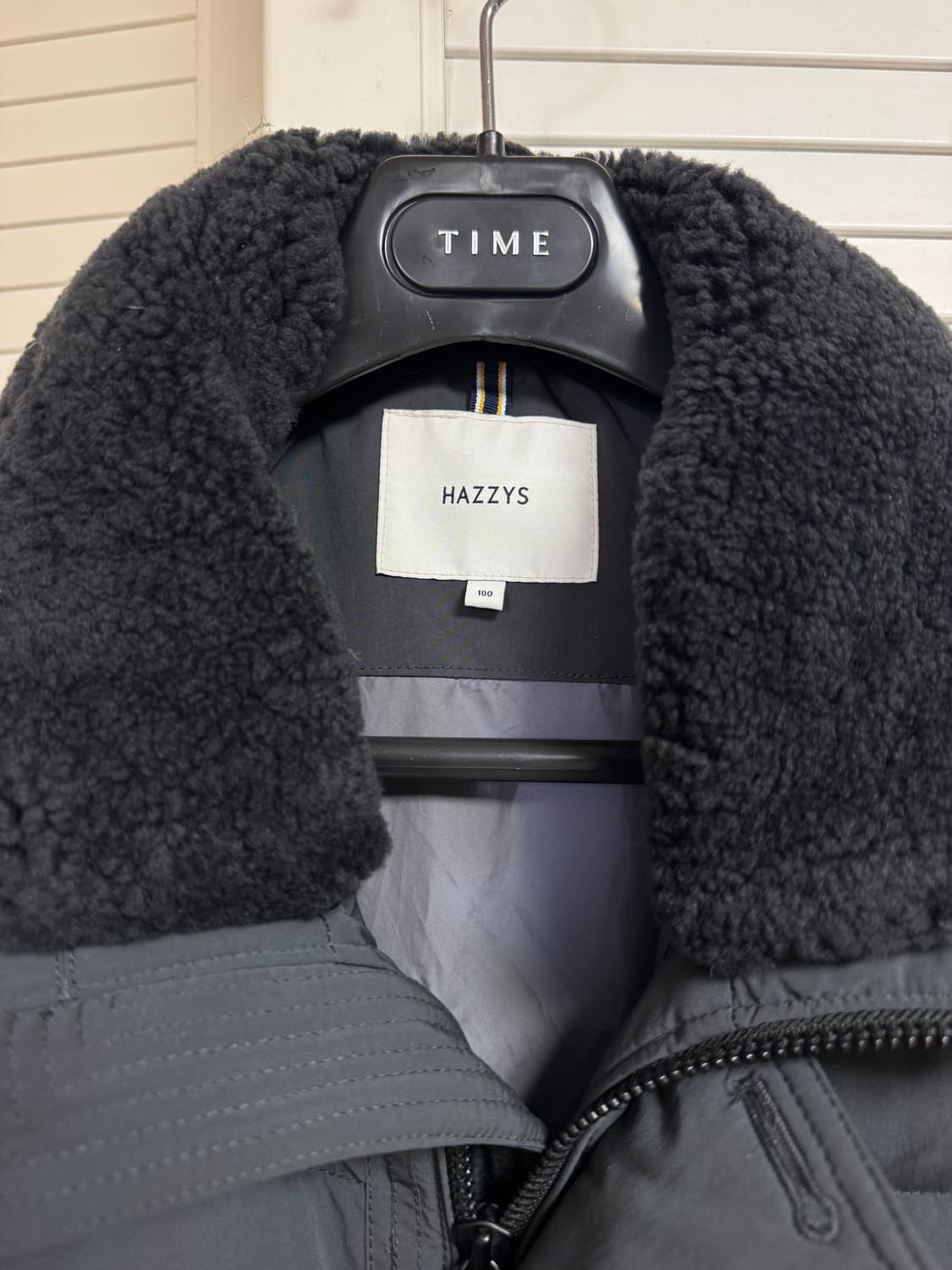 23FW 헤지스 양털 카라코람 구스다운 패딩 100 상품이미지3