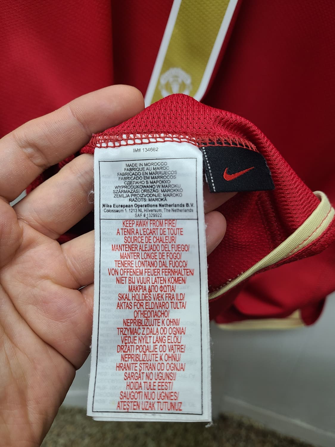 맨유 06-07 호날두 나이키 챔스 유니폼 상품이미지7