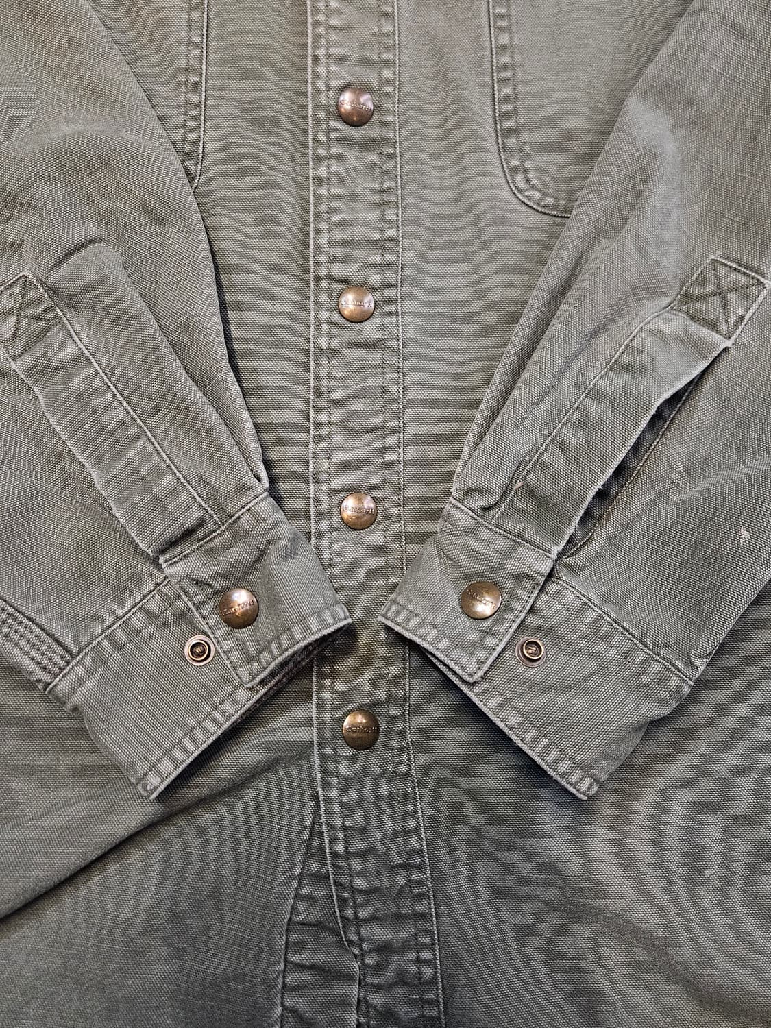 칼하트 플란넬 안감 캔버스 셔츠 상품이미지4