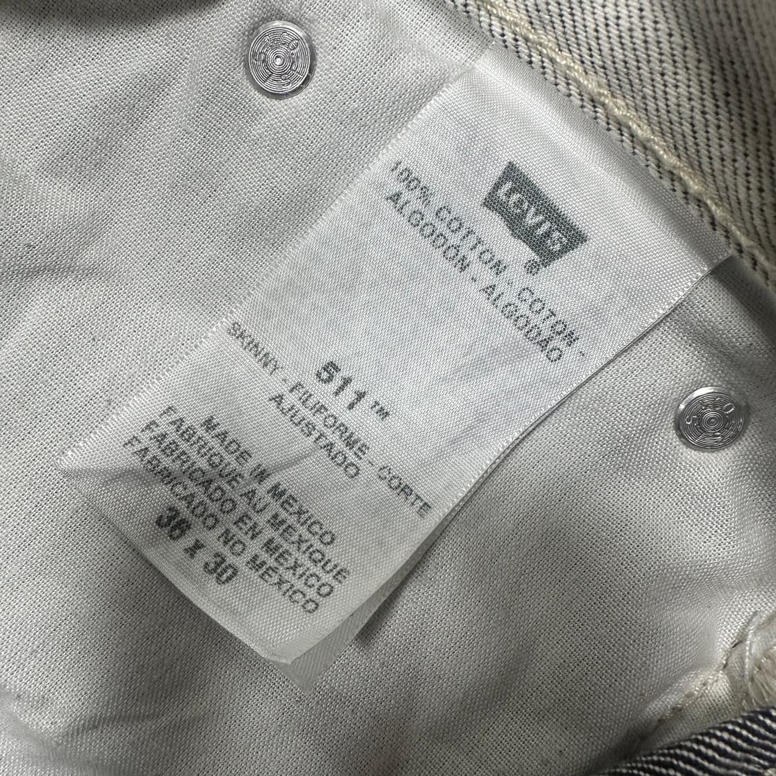 ✨ (바배) 리바이스 511 데님 팬츠 상품이미지5