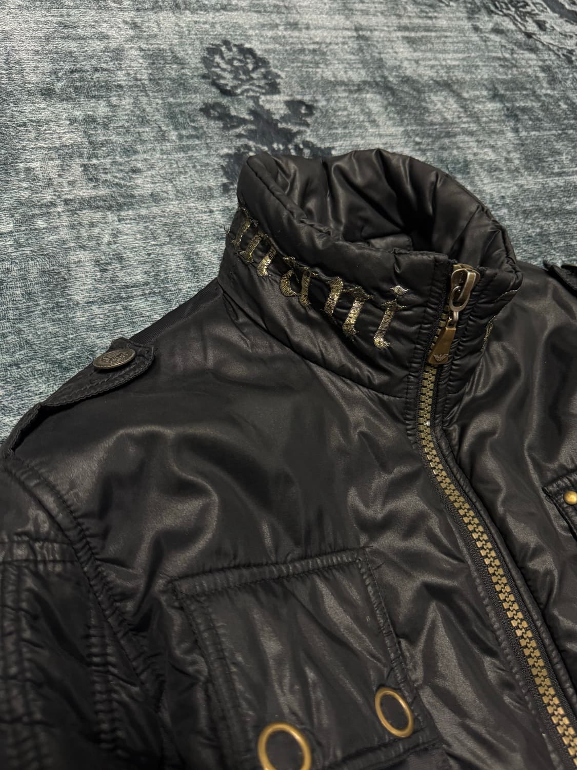 Emporio armani y2k biker jacket 상품이미지4