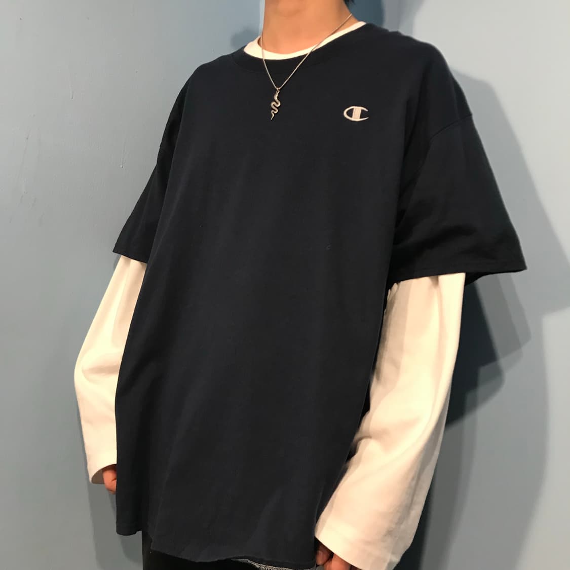 챔피언 올드스쿨 반팔  상품이미지3