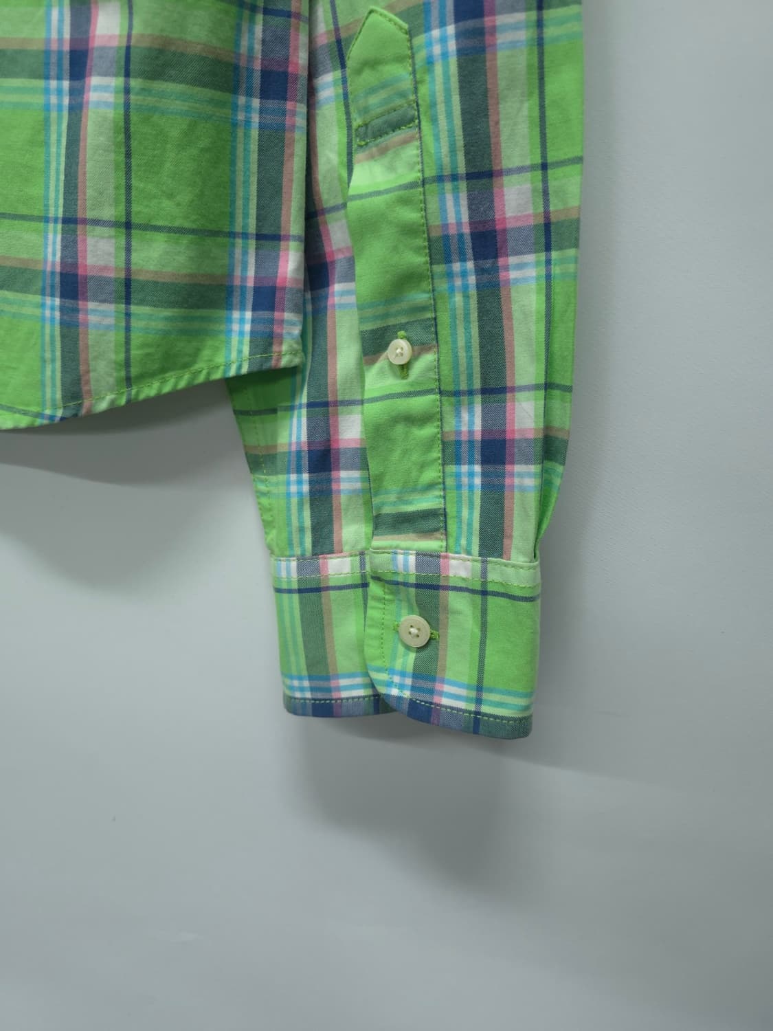 아베크롬비 네온 그린체크 셔츠 ( 95~100 ) 상품이미지8