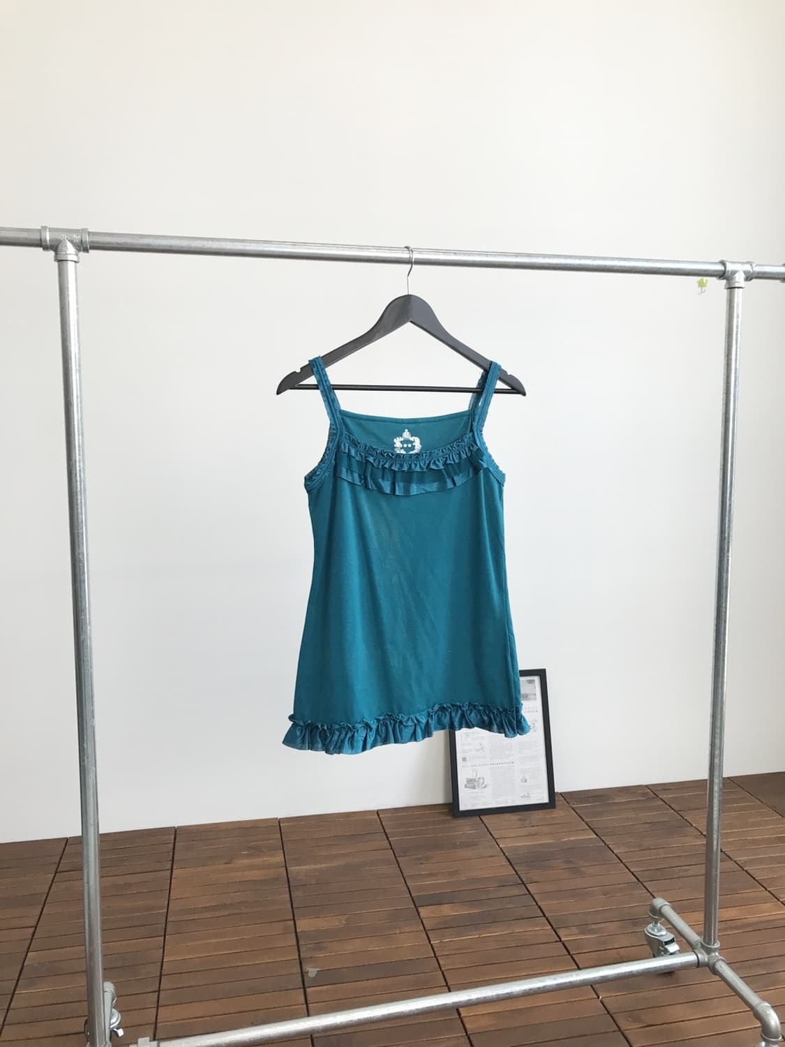 Jpn Ruffle Tiara Sleeveless T-Shirts 상품이미지5