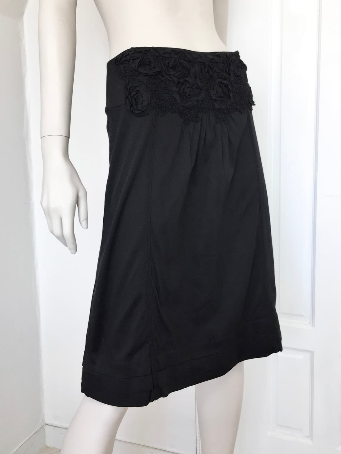 Japan Mini Corsage Appliqué Skirt 상품이미지3