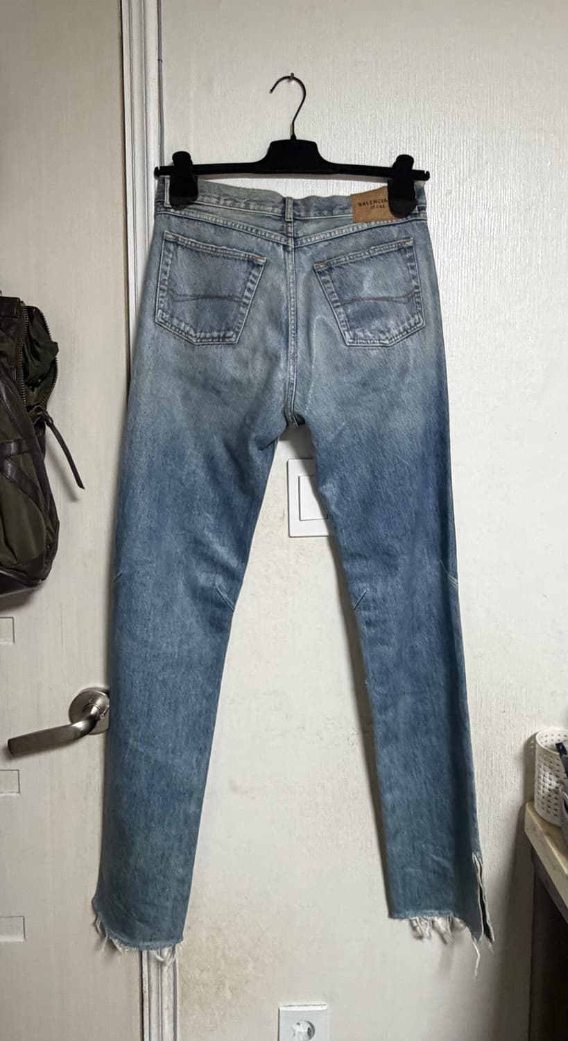 발렌시아가 super fitted waxed jeans 29 새상품 상품이미지2