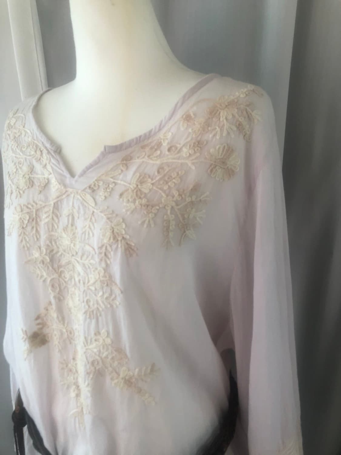 727. boho ivory blouse 상품이미지2