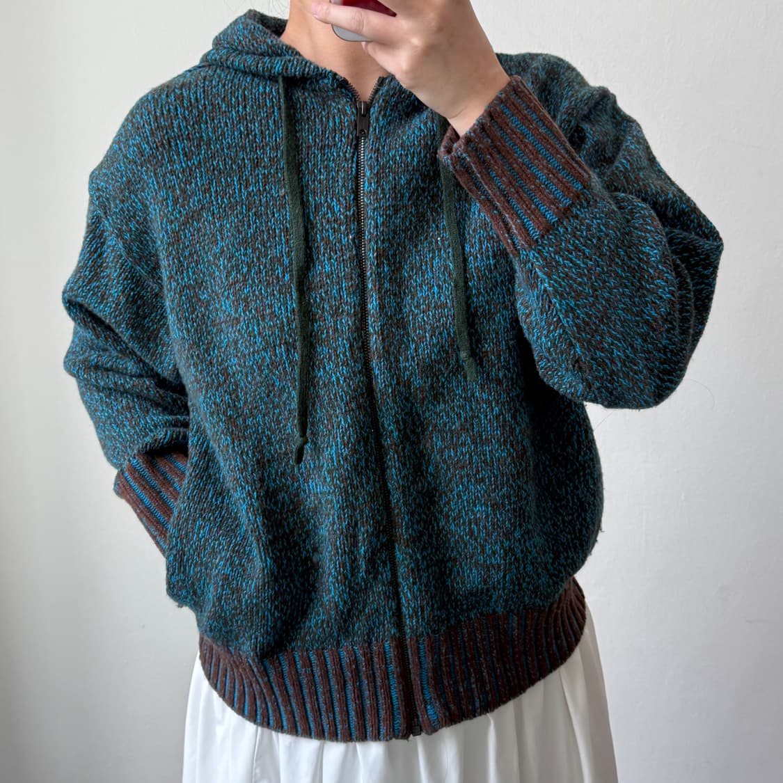 [S] 마르디 유니클로 믹스 후드집업 상품이미지2