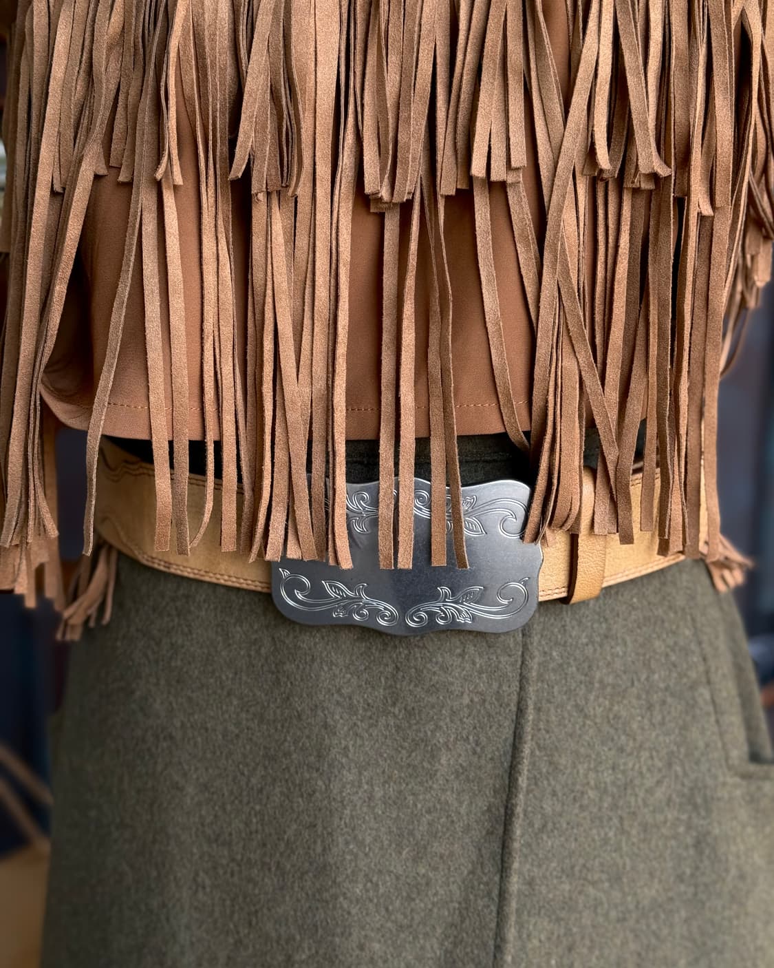 00-10‘s 폴로 랄프로렌 레더 웨스턴 벨트 S 상품이미지7