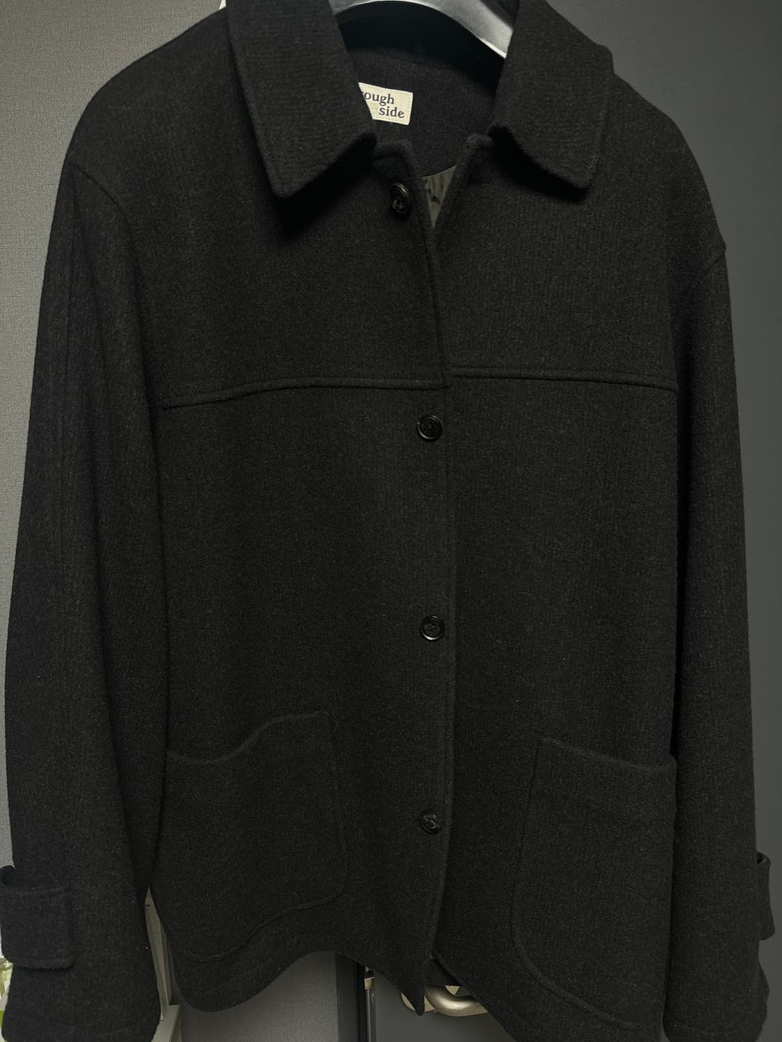 25FW 러프사이드 페니 카코트 애쉬 블랙 3 상품이미지3