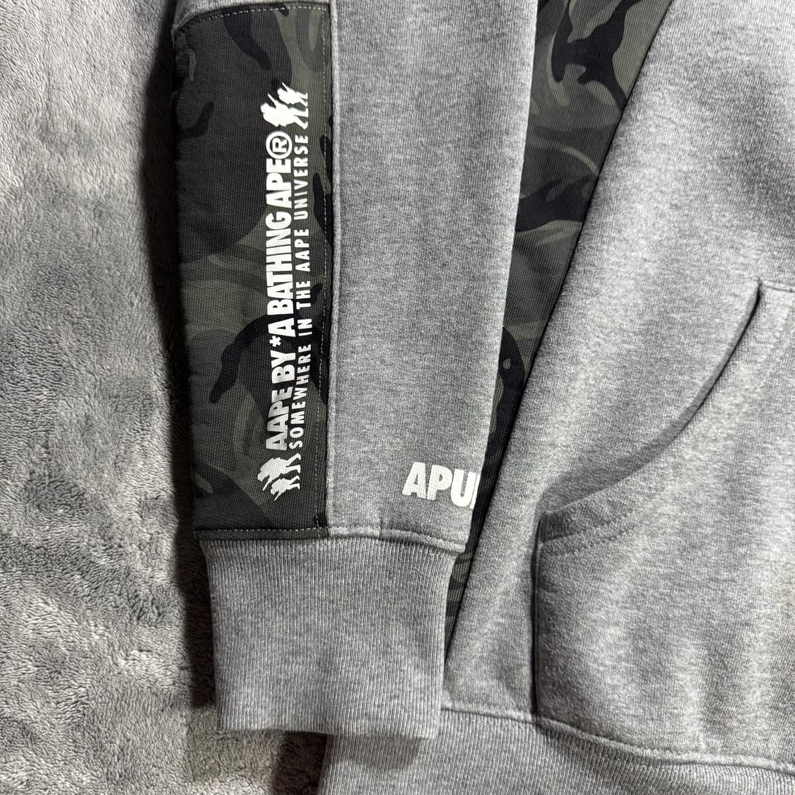 Aape 카모포인트 후드티  상품이미지3