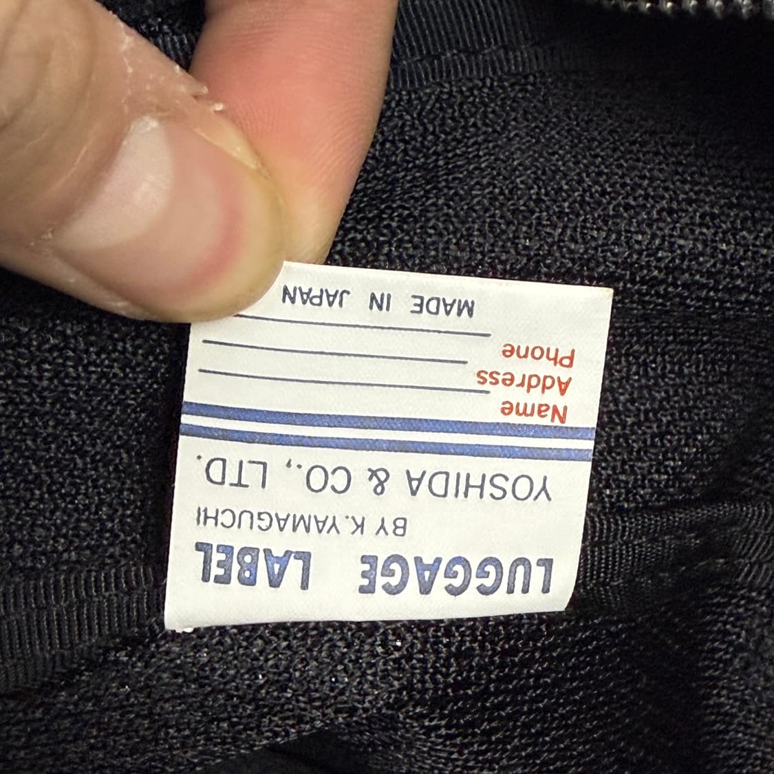 요시다포터 러기지라벨 뉴라이너 숄더백 블랙 상품이미지8