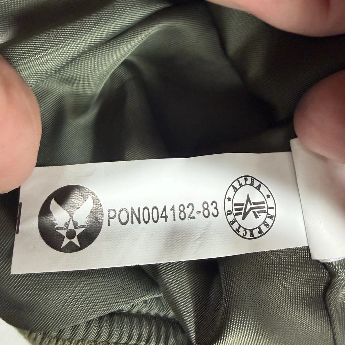 알파 인더스트리 CWU 36/P Mod 코튼 플라이트 자켓 상품이미지10