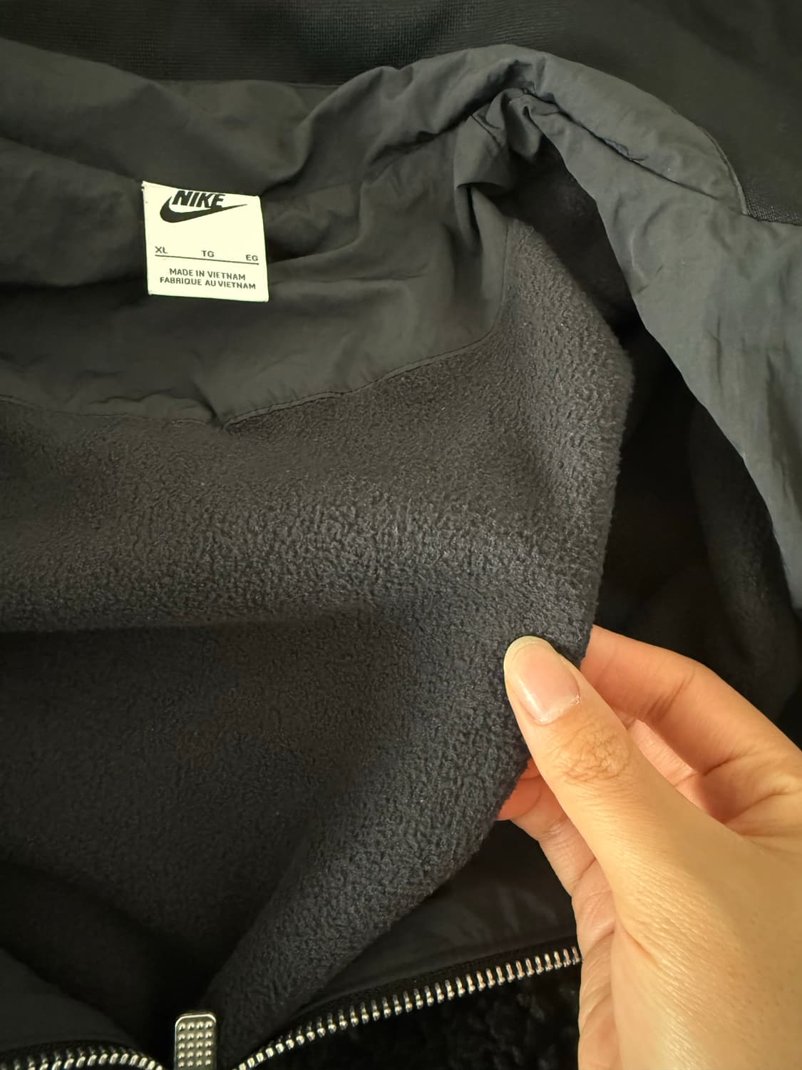 나이키 아이콘 클래쉬 플리스 자켓 블랙 상품이미지4