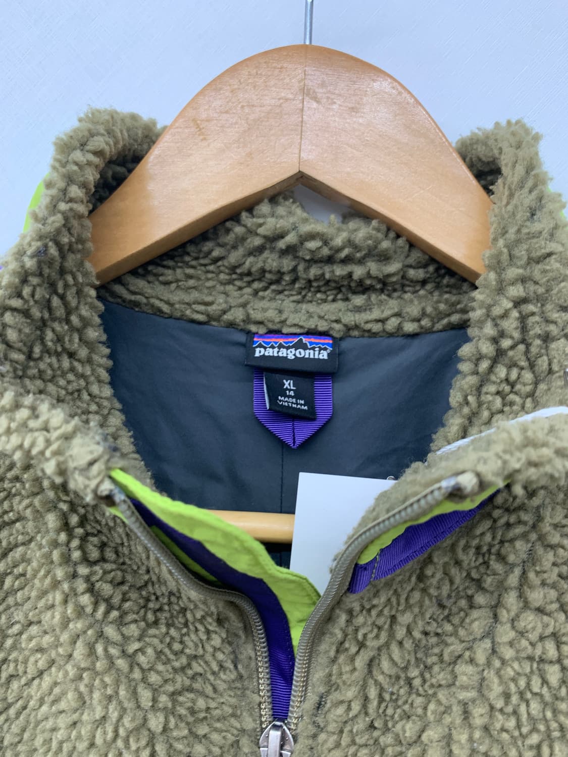 파타고니아 카키 플리스  상품이미지5