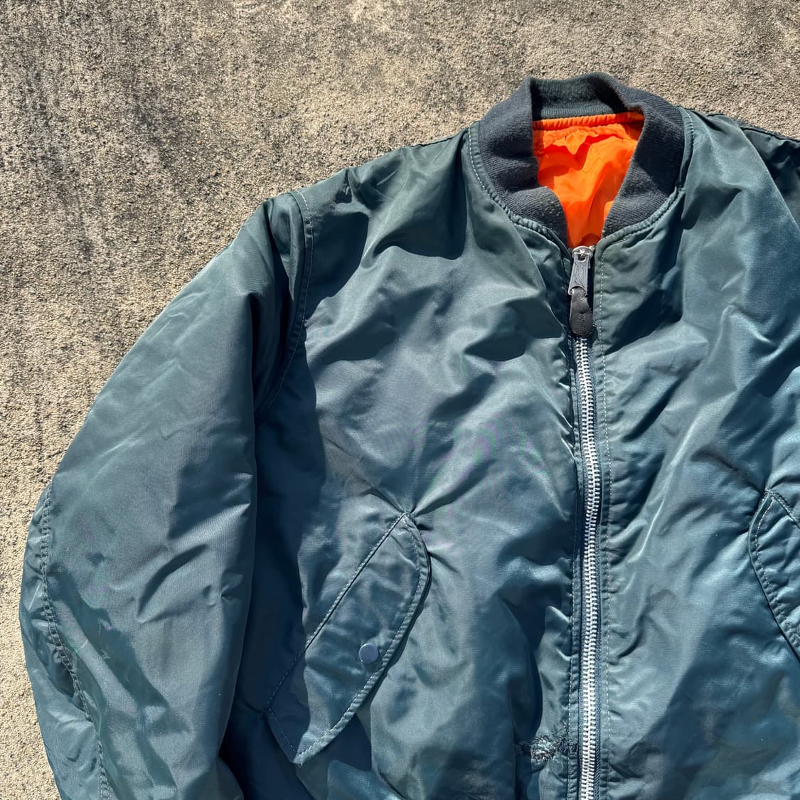 [L] 90s 알파인더스트리 Ma-1 항공점퍼 상품이미지4