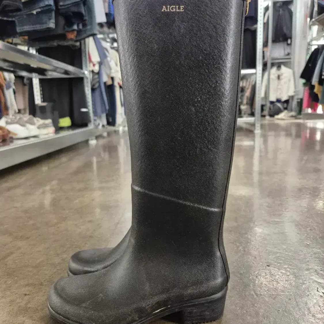 AIGLE 여성 레인부츠 230mm 블랙 상품이미지3