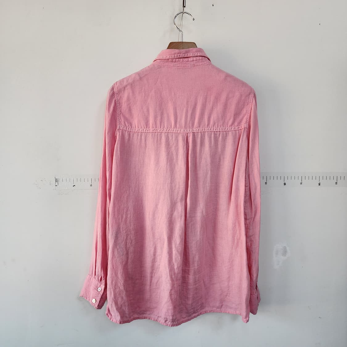 마시모두띠 핑크 린넨 셔츠 상품이미지4